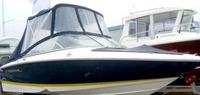Regal® 1900 Bimini-Visor-OEM-G1.7™ Factory Front VISOR Eisenglass Window Set (typ. 3 front panels, but 1 or 2 on some boats) zips between front of OEM Bimini-Top (not included) and Windshield (NO Side-Curtains, sold separately), OEM (Original Equipment Manufacturer)