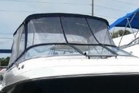 Photo of Regal 2400 LSR, 2002: Bimini Top, Front Visor, Side Curtains, viewed from Starboard Front 