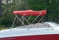 Photo of Regal 2400 LSR, 2002: Bimini Top, viewed from Starboard Side 