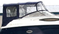 Photo of Regal 2565 Window Express, 2008: Bimini Top, Front Visor, Side Curtains, Camper Top, Camper Side and Aft Curtain, viewed from Starboard Side 