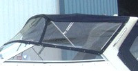Photo of Regal Commodore 2760, 2001: Radar Arch Bimini Top, Front Visor, Side Curtains, Camper Top, Camper Aft Curtain, viewed from Port Side 