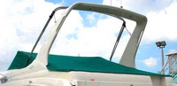 Photo of Regal Commodore 292, 1995: Bimini Top Frame, Cockpit Cover, viewed from Port Rear 