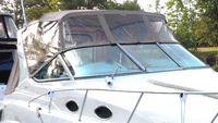 Photo of Regal Commodore 292, 1996: Bimini Top Valance, Front Visor, Side Curtains, Aft Curtain, viewed from Starboard Front 