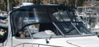 Photo of Regal Commodore 292, 1999: Bimini Top Valance, Front Visor, Side Curtains, Aft Curtain, viewed from Starboard Front 