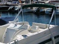 Photo of Regal Destiny 200, 1998: No WindShield Bimini Top in Boot, viewed from Port Front 