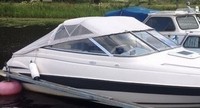 Photo of Regal Valanti 202SC, 1996: Convertible Top, Side and Aft Curtains, viewed from Starboard Front 