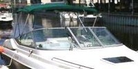 Photo of Regal Ventura #8.3SC, 1997: Bimini Top, viewed from Starboard Front 