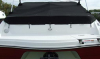 Rinker® 196 Captiva IO Cockpit-Cover-OEM-T2™ Factory Snap-On COCKPIT COVER with Adjustable Aluminum Support Pole(s) and reinforced Snap(s) for Pole alignment in Center of Cover on Larger Cockpit-Covers, OEM (Original Equipment Manufacturer)