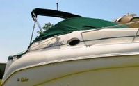 Photo of Rinker 242 Fiesta Vee, 2000: Factory OEM Cockpit Cover, viewed from Starboard Front 