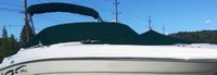 Photo of Rinker 272 Bowrider, 2000: Bimini Top in Boot, Bow Cover Cockpit Cover, viewed from Starboard Front 
