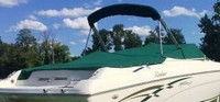 Photo of Rinker 272 Bowrider, 2000: Bimini Top in Boot, Bow Cover Cockpit Cover, viewed from Starboard Rear 