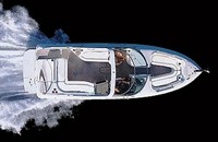 Photo of Rinker 282 Bow Rider, 2006: Factory Radar Arch layout, Running (Factory OEM website photo) 
