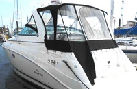 Photo of Rinker 340 Express Cruiser, 2009: Connector Connection, Side Curtains, Camper Top, Arch Connection, Camper Side Aft Curtains, Rear 