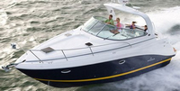 Photo of Rinker 340 Express Cruiser, 2009: (Factory OEM website photo), viewed from Port Front 