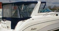 Photo of Rinker 342 Fiesta Vee, 2003: Bimini Top, Front Connector, Side Curtains, Camper Top, Camper Side and Aft Curtains, viewed from Starboard Rear 2 