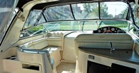 Photo of Rinker 342 Fiesta Vee, 2004: Bimini Top, Front Connector, Side Curtains, Camper Top, Camper Side Curtains, Inside 