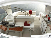 Photo of Rinker 420 Express Cruiser Hard-Top, 2007: Hard-Top, Side Curtains, Inside 