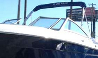 Robalo, 247DC, 2012, Bimini Top in Boot, port front