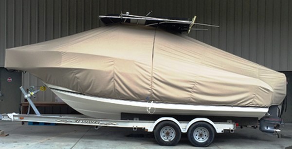 Robalo R230, 20xx, TTopCovers™ T-Top boat cover, port side