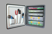 SSI-5-Drawer-Deluxe-Tackle-Center™SSI(r) 5-Drawer Deluxe Build-In Tackle Center  with Door Pockets, Right or Left hand door