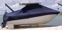 Photo of Sailfish 2360CC 20xx T-Top Boat-Cover, viewed from Starboard Side 