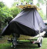 Photo of Scout 172SF 19xx T-Top Boat-Cover, Rear 