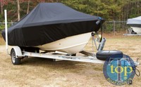 Photo of Scout 185SF 20xx Boat-Cover LCC, viewed from Starboard Front 