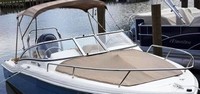 Photo of Scout 210 Dorado, 2015: Bimini Top, Bow Cover, viewed from Starboard Front 