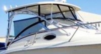 Photo of Scout 222 Abaco, 2005: Hard-Top, Visor, Side Curtains, viewed from Starboard Front 