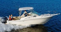 Photo of Scout 245 Abaco, 2011: Hard-Top (Factory OEM website photo), viewed from Starboard Side 