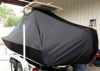 Scout® 251 XS T-Top-Boat-Cover-Elite-1549™ Custom fit TTopCover(tm) (Elite(r) Top Notch(tm) 9oz./sq.yd. fabric) attaches beneath factory installed T-Top or Hard-Top to cover boat and motors