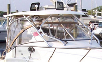 Photo of Scout 262 Abaco, 2007: Hard-Top, Connector, Side Curtains, viewed from Starboard Front 
