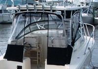 Photo of Scout 280 Abaco with Tall WindShield, 2005: Hard-Top, Connector, Side Curtains, Aft-Drop-Curtain, Rear 