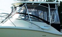 Photo of Scout 280 Abaco with Tall WindShield, 2006: Hard-Top, Connector, Side and Aft Curtains, viewed from Port Side 