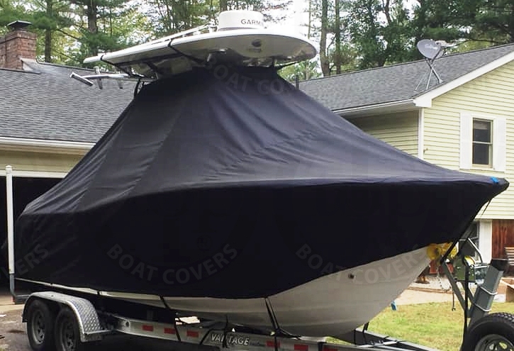 Sea Fox 226CC Commander, 20xx new Hard T Top, TTopCovers™ T-Top boat cover, starboard front