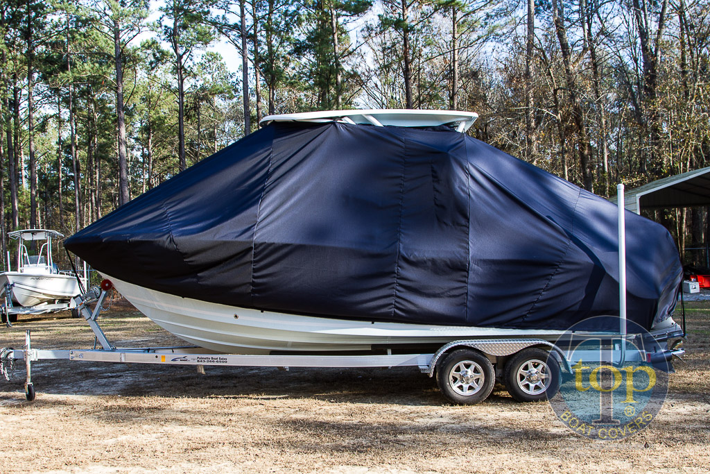 Sea Fox 226DC Traveler, 20xx, TTopCovers™ T-Top boat cover Port Side