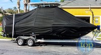 Photo of Sea Hunt® 22RZR 20xx T-Top Boat-Cover, viewed from Starboard Side 