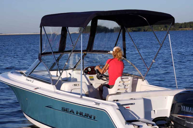 Sea Hunt® Escape188, 2012, 2013 OEMFactoryBiminiTopNavy