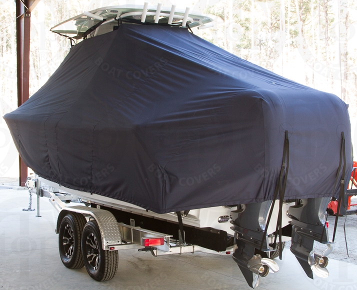 Sea Hunt Gamefish 25, 20xx, TTopCovers™ T-Top boat cover, port rear