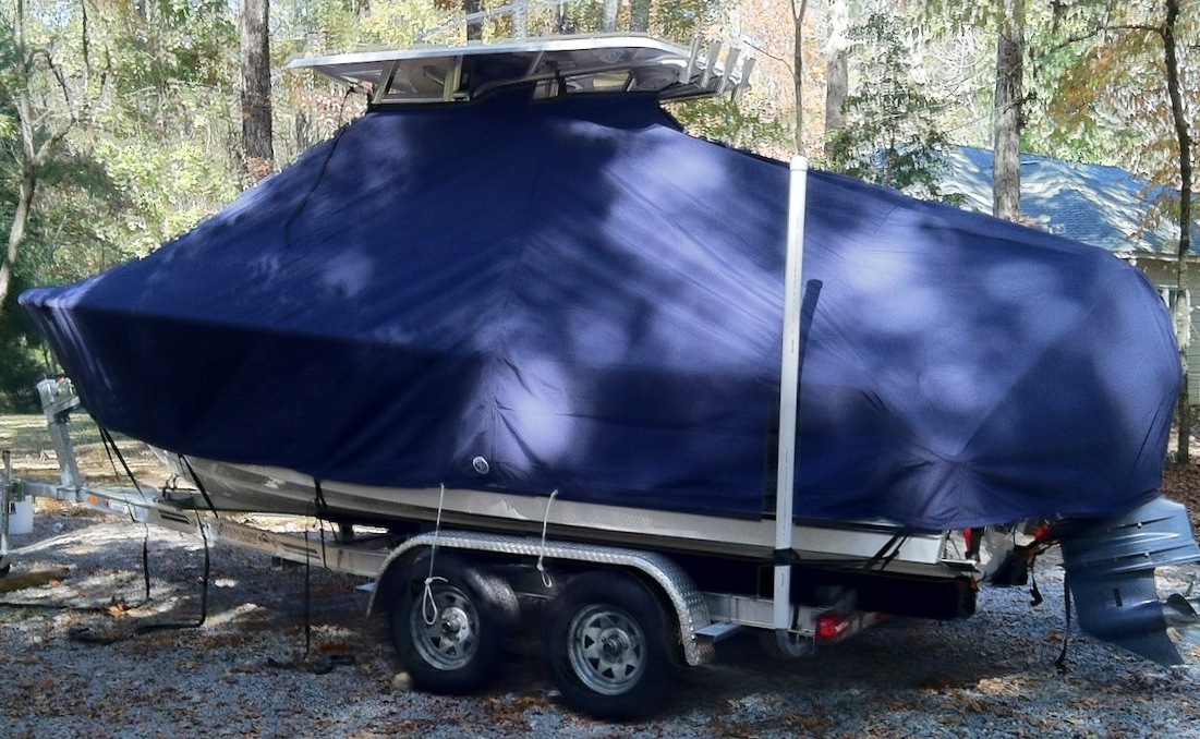 Sea Hunt Ultra 211, 20xx, TTopCovers™ T-Top boat cover, starboard side