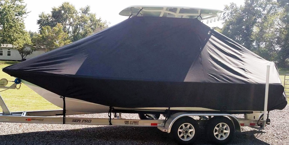 Sea Pro, 208 Bay, 20xx, TTopCovers™ T-Top boat cover, port side