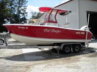Photo of Sea-Pro® 220CC, 2005: Red Chatlee NON Factory OEM T-Top Chatlee NON OEM Spray-Shield 