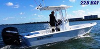 Photo of Sea-Pro® 228 Bay 20xx Factory T-Top, viewed from Starboard Rear webste photo 