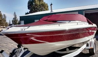 Photo of Sea Ray 200 Bowrider, 1994:, Bow Cover Cockpit Cover, viewed from Port Front 