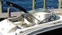 Photo of Sea Ray 200 Sundeck, 2006: Bimini Top in Boot, viewed from Starboard Rear 
