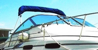 Photo of Sea Ray 230 Sundancer, 1995: Convertible Top in Boot, viewed from Starboard Front 