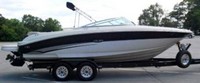 Photo of Sea Ray 240 Bowrider Select, 2003: Bimini Top in Boot, viewed from Starboard Side 