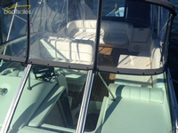 Photo of Sea Ray 240 Sundancer, 1997: Bimini Top, Visor, Side Curtains, Camper Top, Camper Side and Aft Curtains, Front 