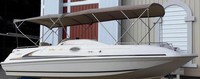 Photo of Sea Ray 240 Sundeck, 1999: Forward Camper Top, Bimini Top, viewed from Starboard Side 