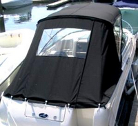 Photo of Sea Ray 250 Amberjack, 2007: Bimini Top, Bimini Visor, Bimini, Side and Aft Curtains, viewed from Starboard Rear 